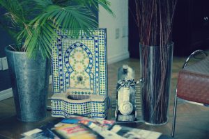 Casablanca Barbershop Waiting Area